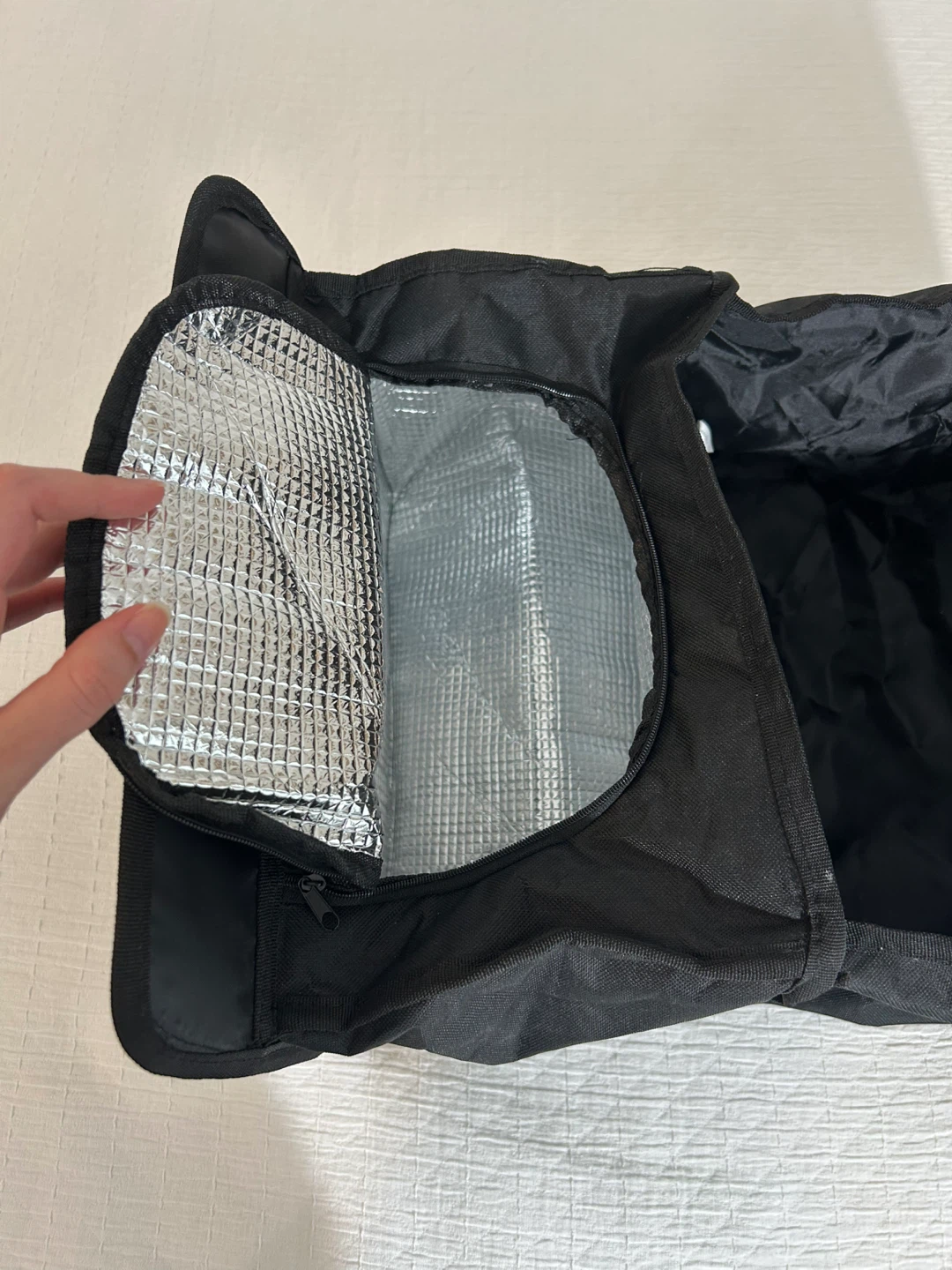 Black Insulated Reusable Car Organizer - photo 2