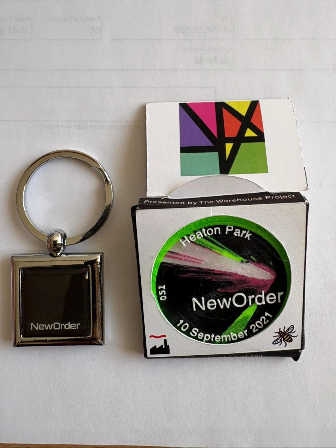 NewOrder Heaton Park 2021 Commemorativ Set