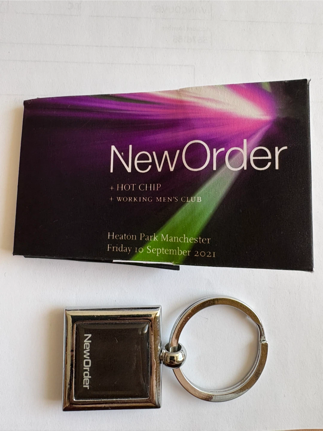 NewOrder Heaton Park 2021 Commemorativ Set - photo 2