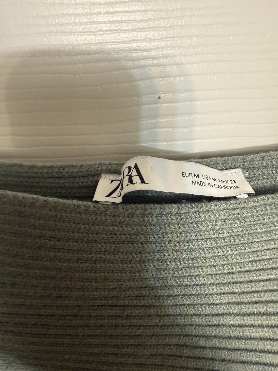 Zara Ribbed Knit Cropped Sweater - photo 2