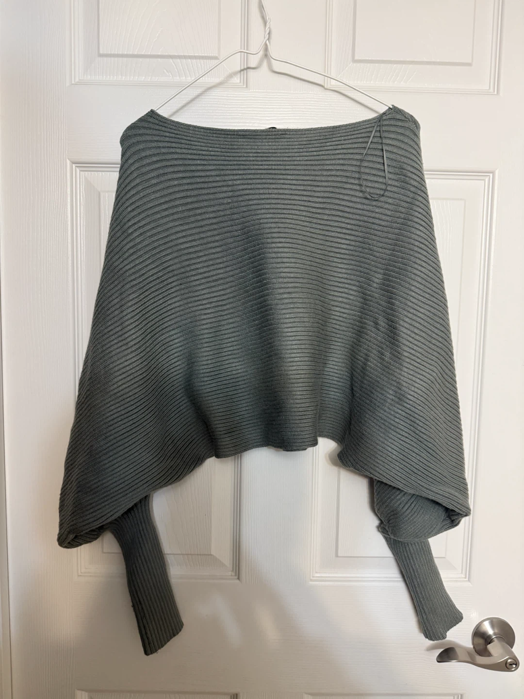 Zara Ribbed Knit Cropped Sweater - photo 3