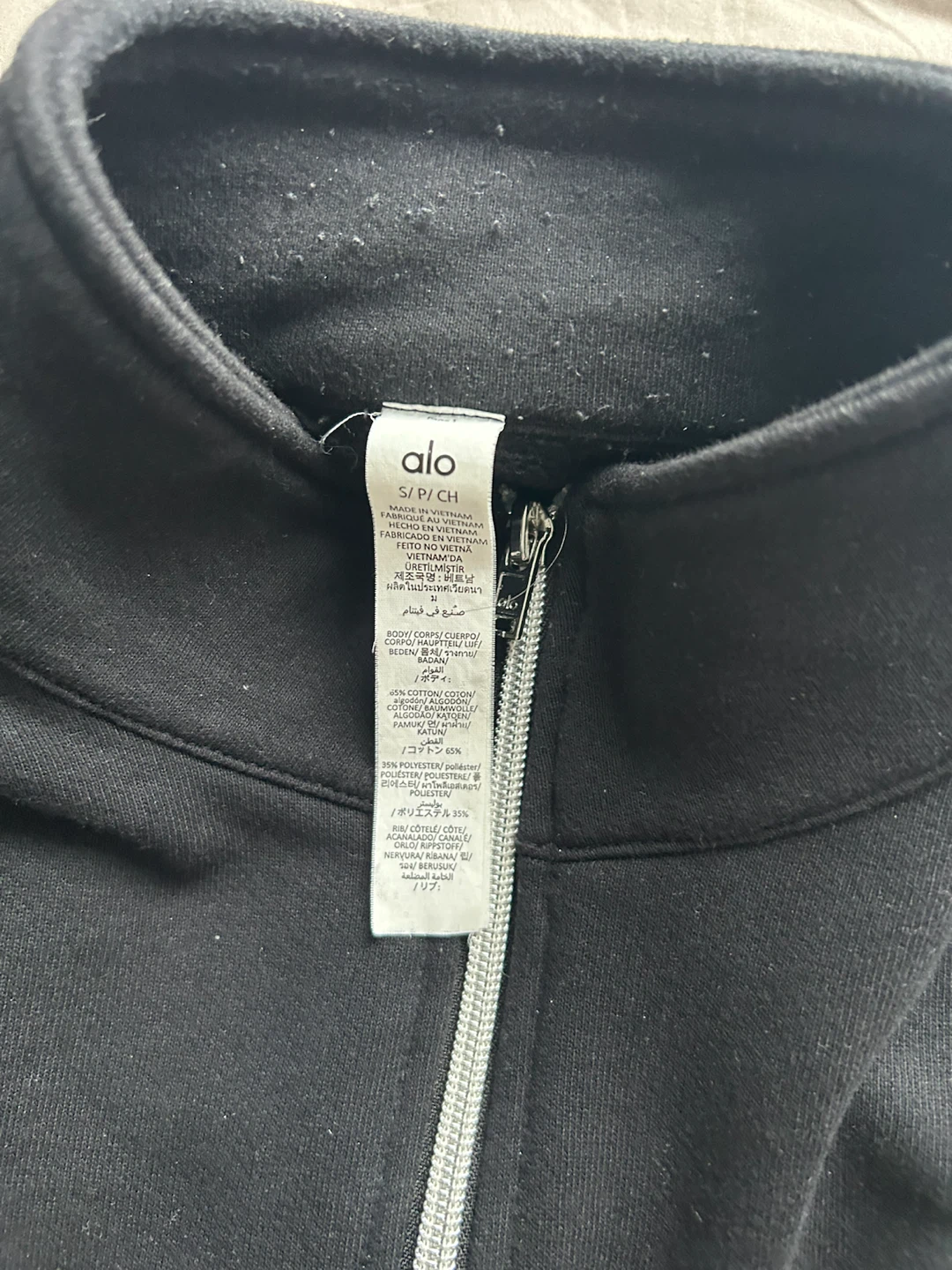 Alo Yoga Accolade Black Half-Zip Pullover - photo 3