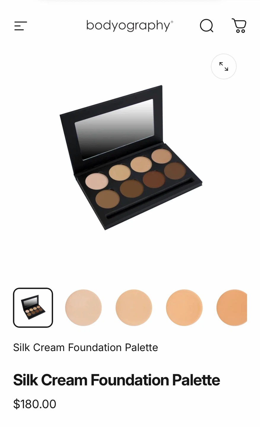 bodyography Silk Cream Foundation Palette