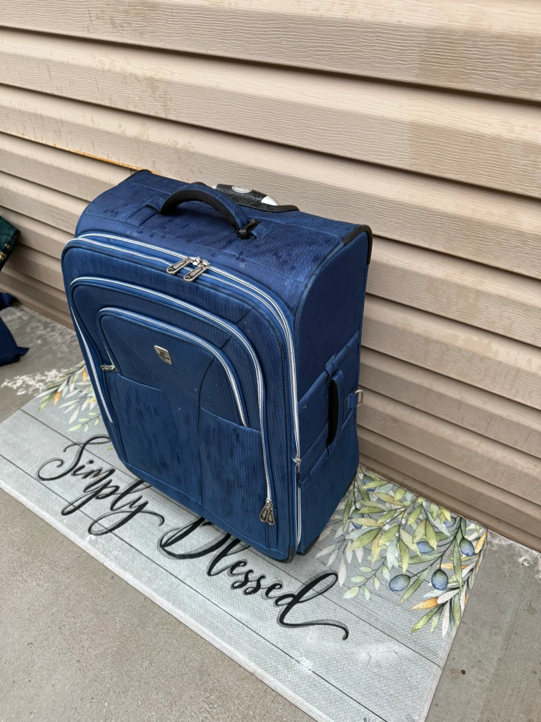 Blue Rolling Suitcase - photo 3