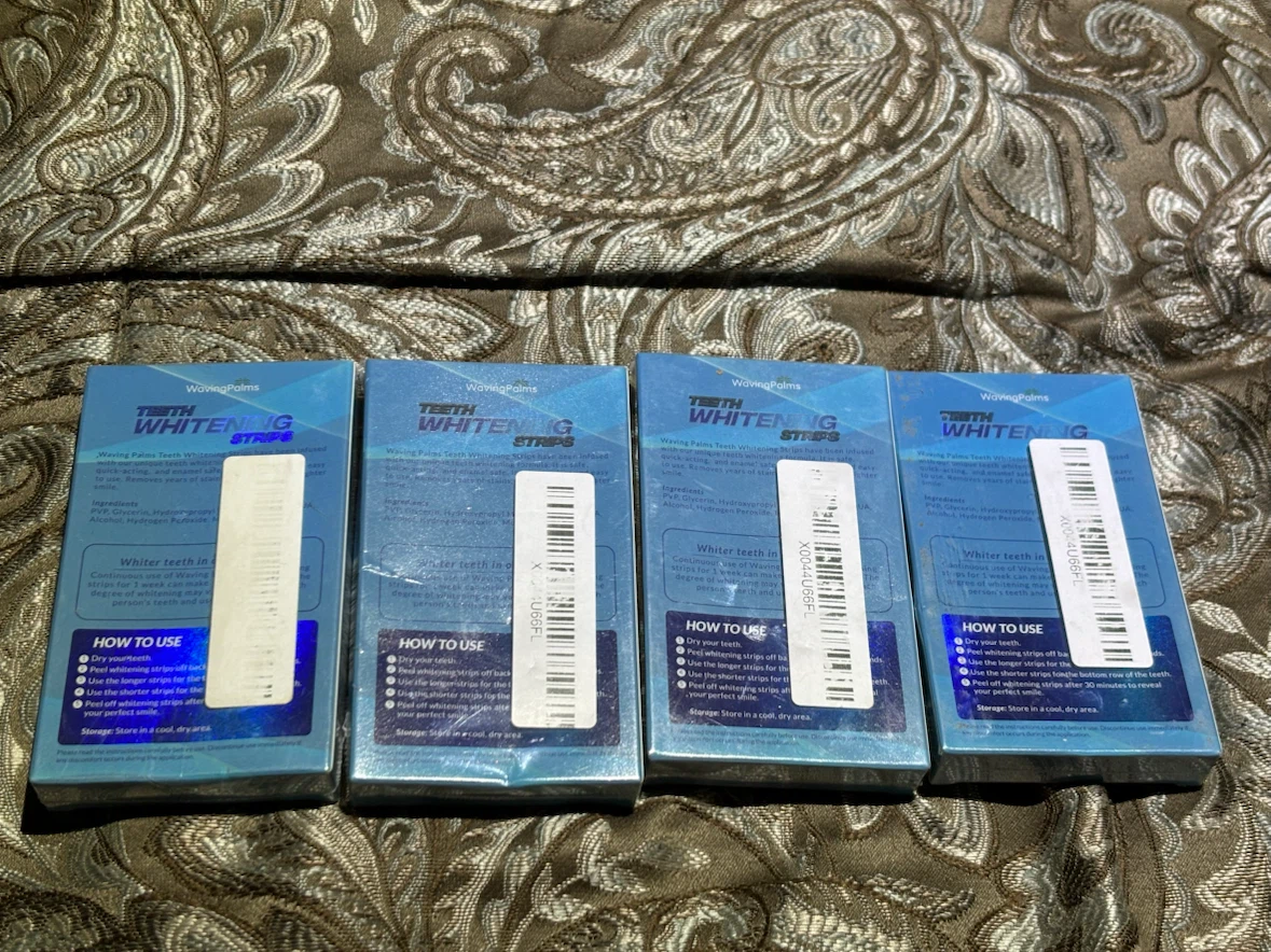 Waving Palms Teeth Whitening Strips - 4 Boxes - photo 2