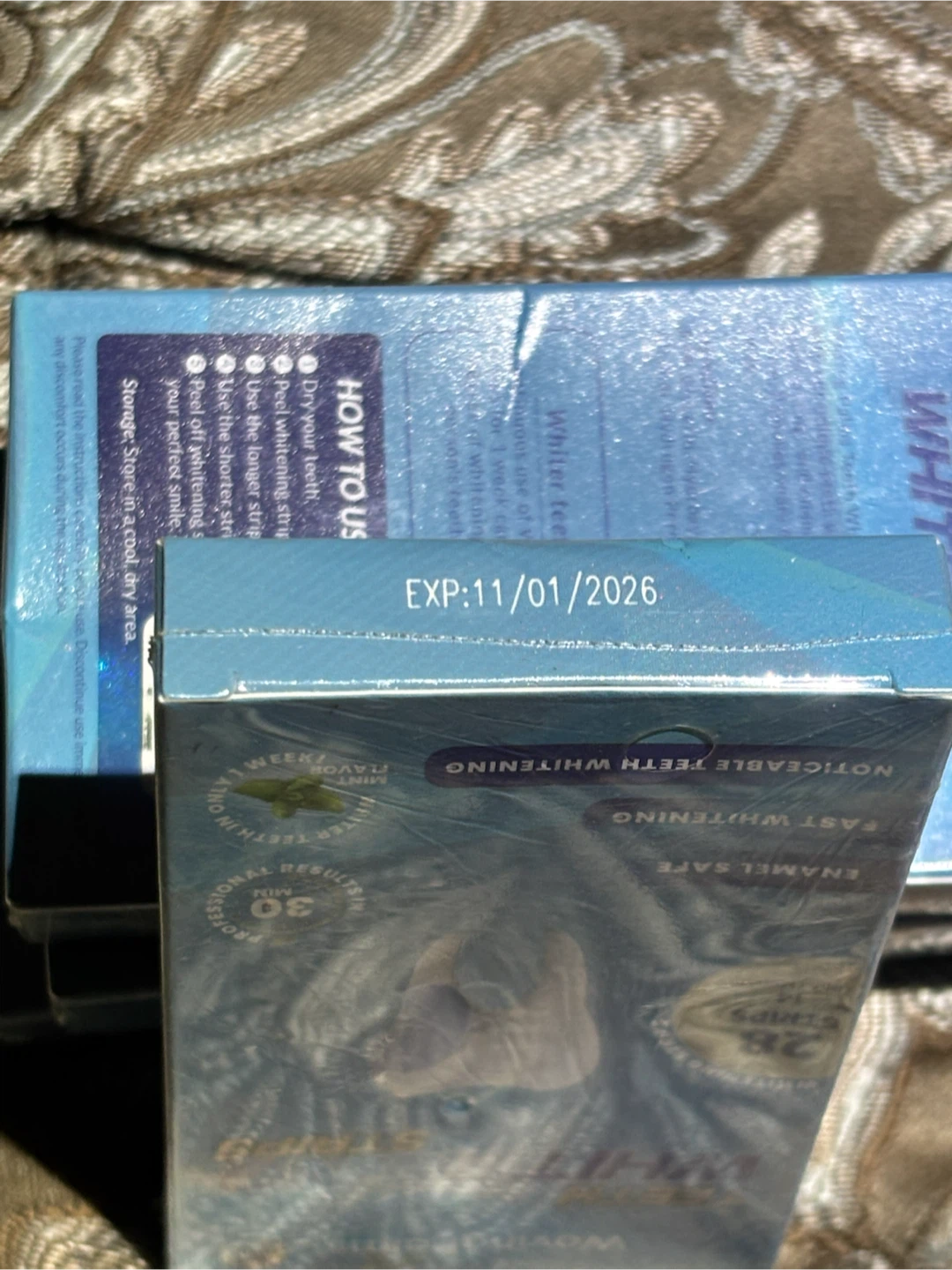 Waving Palms Teeth Whitening Strips - 4 Boxes - photo 3
