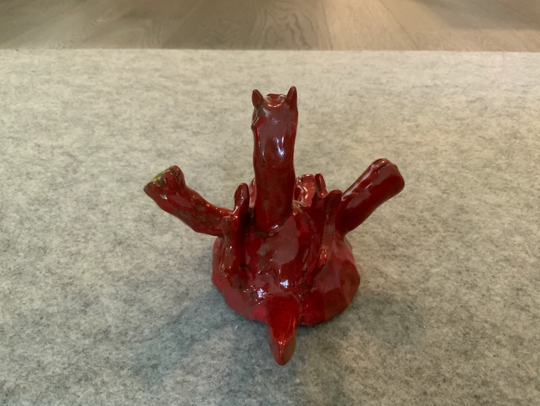 Ceramic dragon (hand made) - photo 2