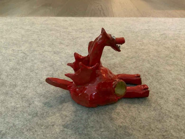 Ceramic dragon (hand made) - photo 5
