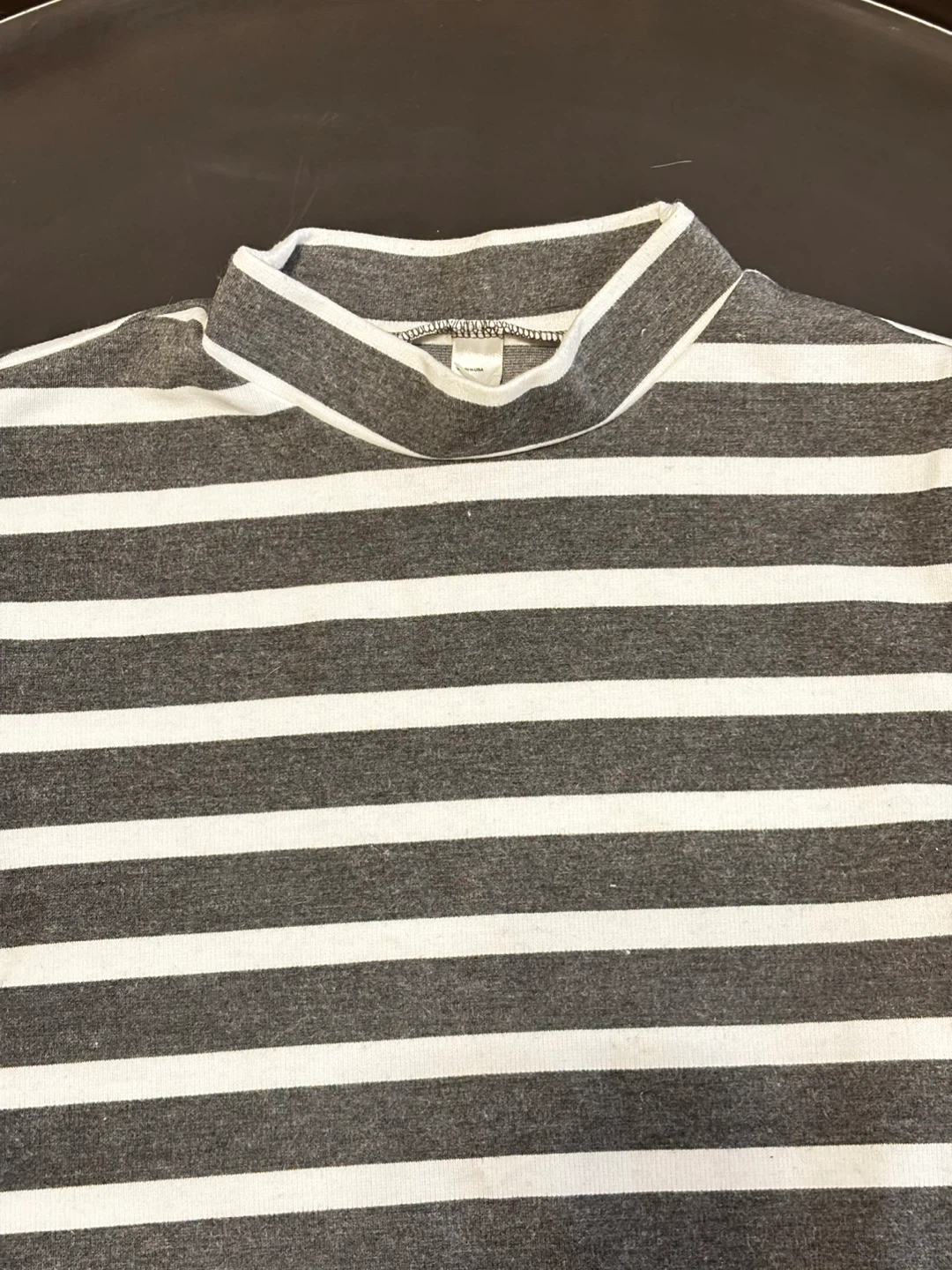American Apparel Striped Mock Neck Tee - photo 2
