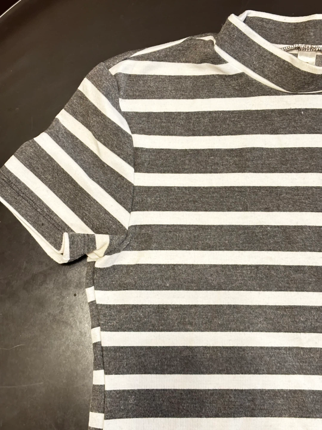 American Apparel Striped Mock Neck Tee - photo 3