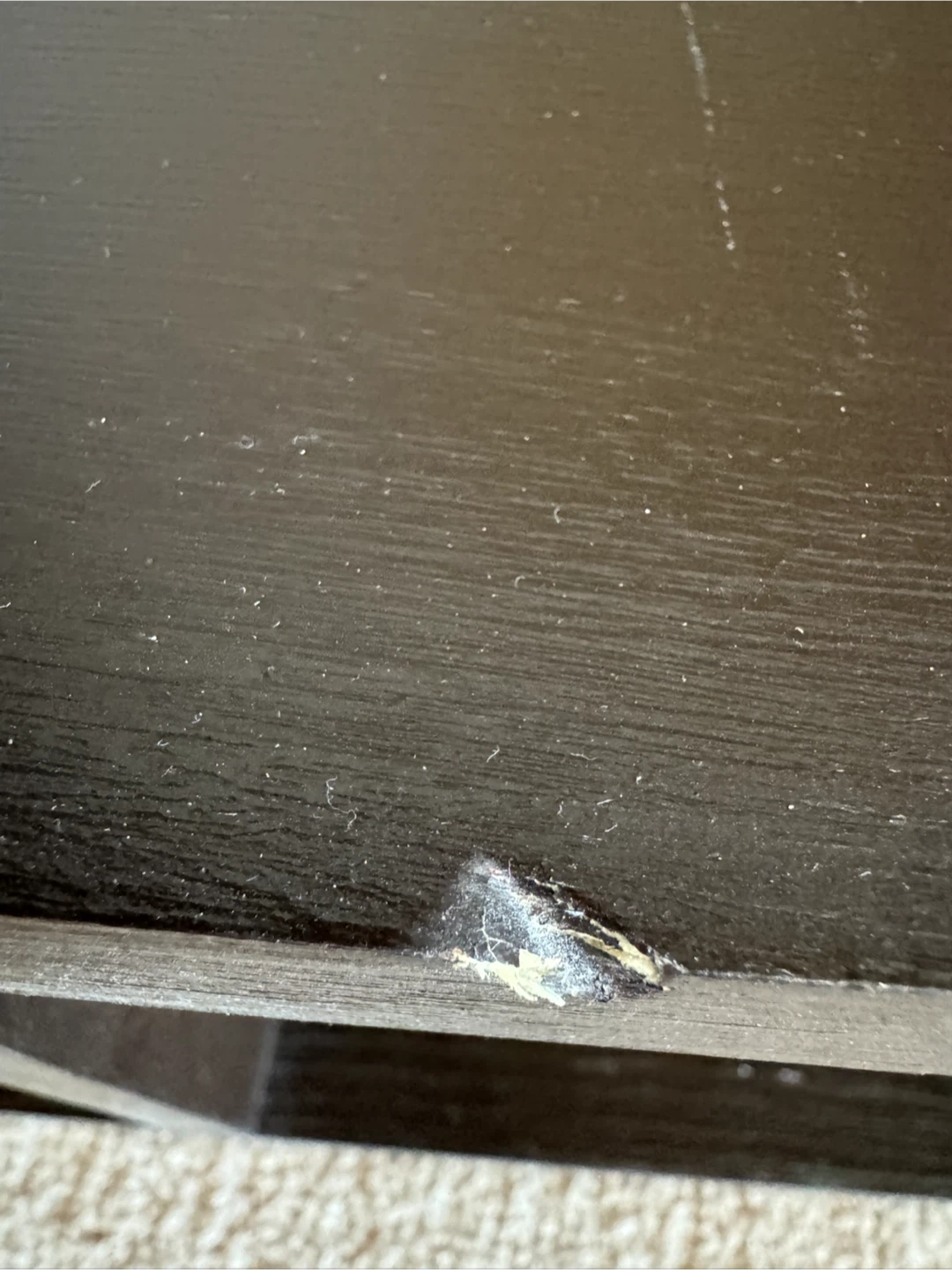 Dark Brown Floating Wall Shelf - photo 3