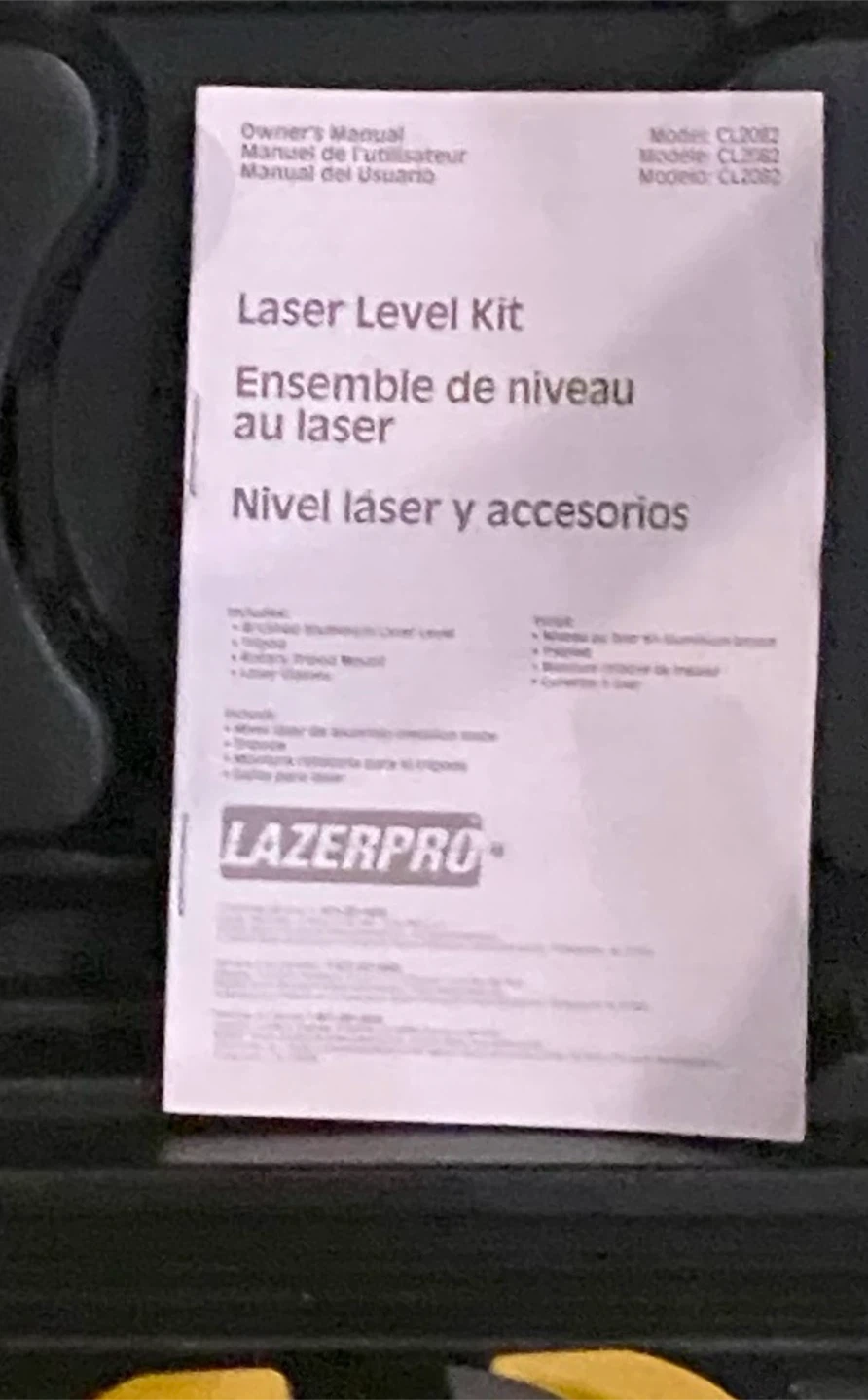 Mastercraft Laser Level Kit - photo 3