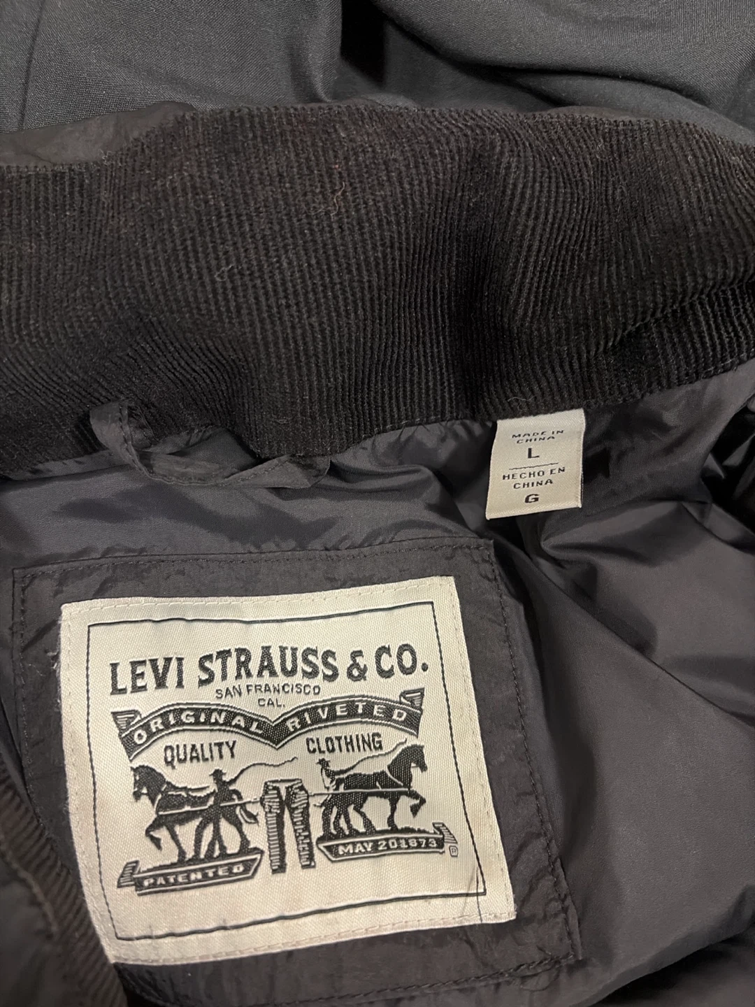 Levi Strauss & Co. Black Puffer Jacket - photo 2