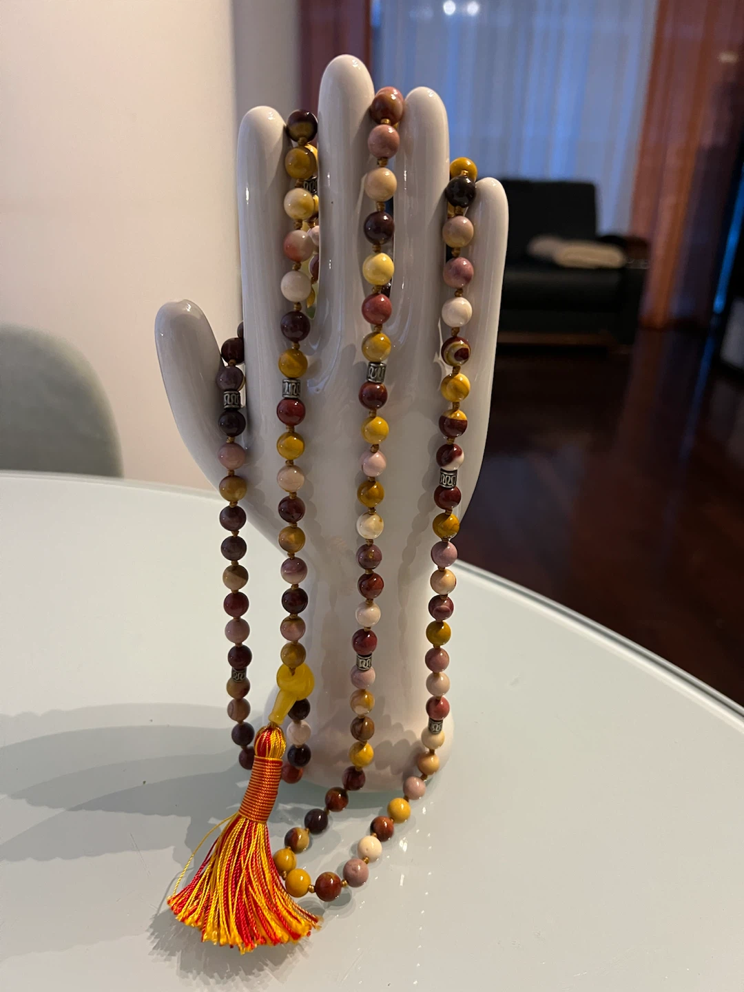 Mala Prayer Beads with Multicolour Stone Beads