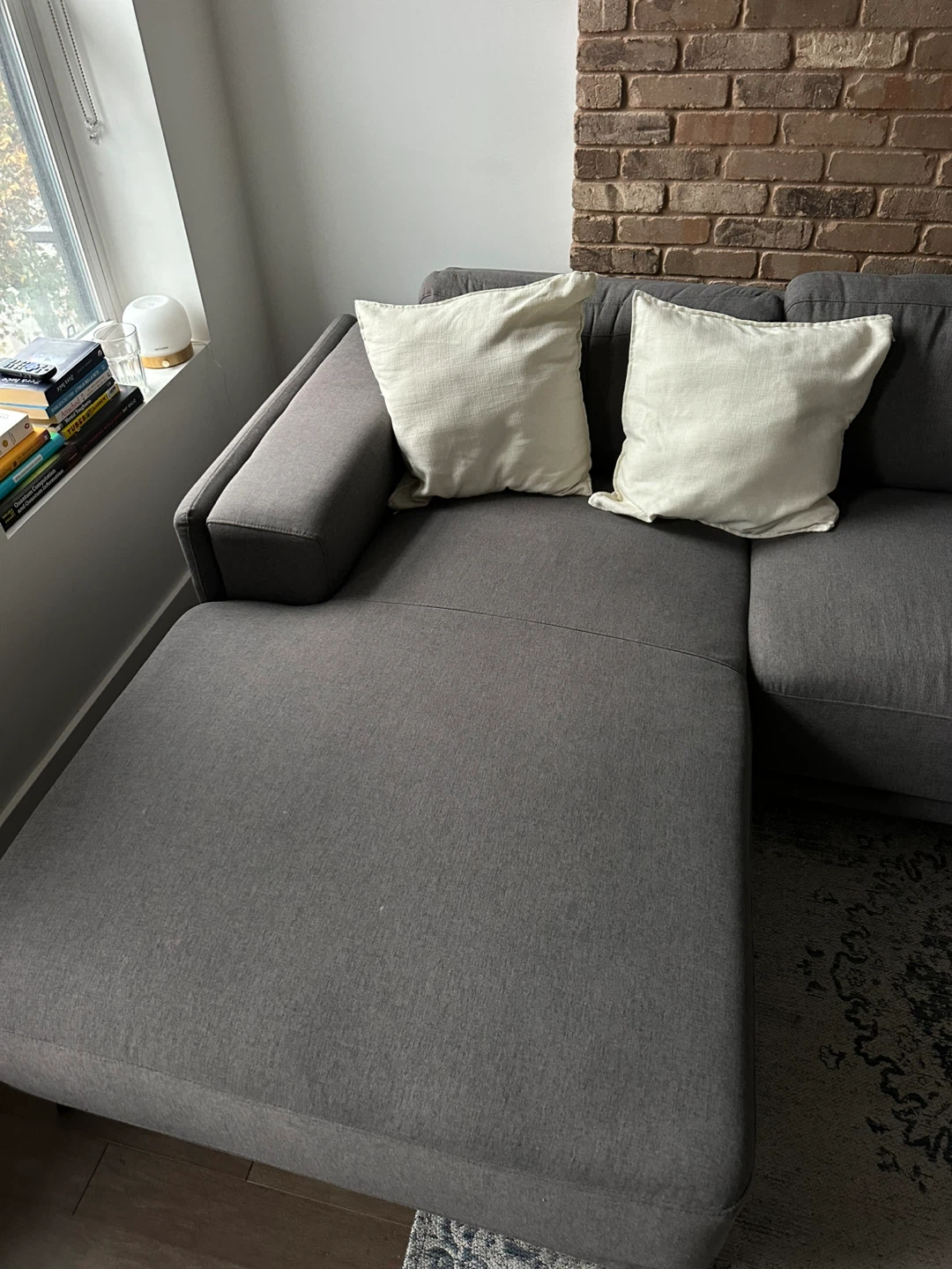 Dark Grey Sectional Sofa - photo 3