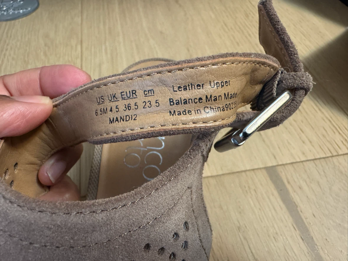 Franco Sarto Perforated Suede Sandals - photo 3