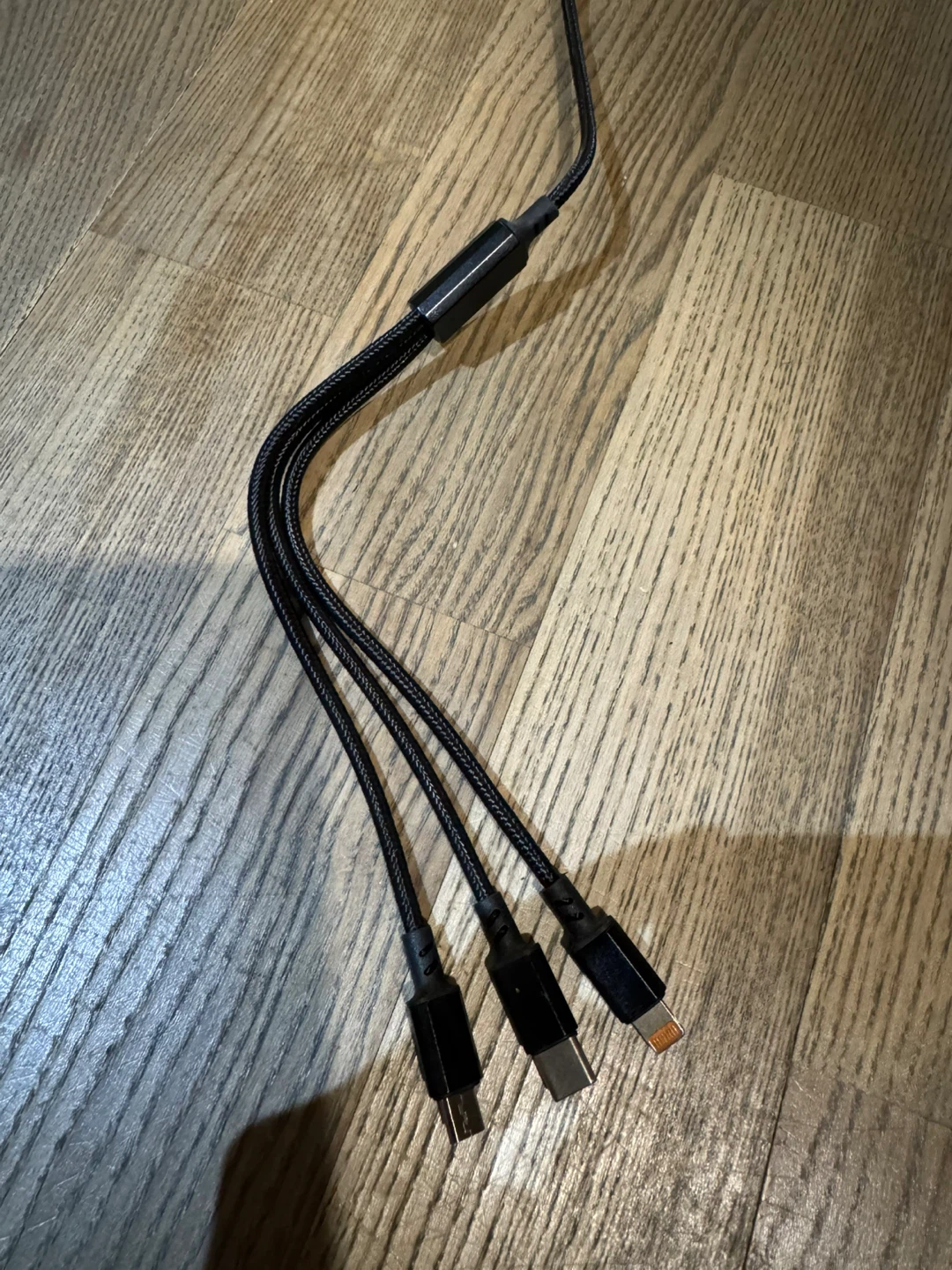 3-in-1 Braided USB Charging Cable - photo 2