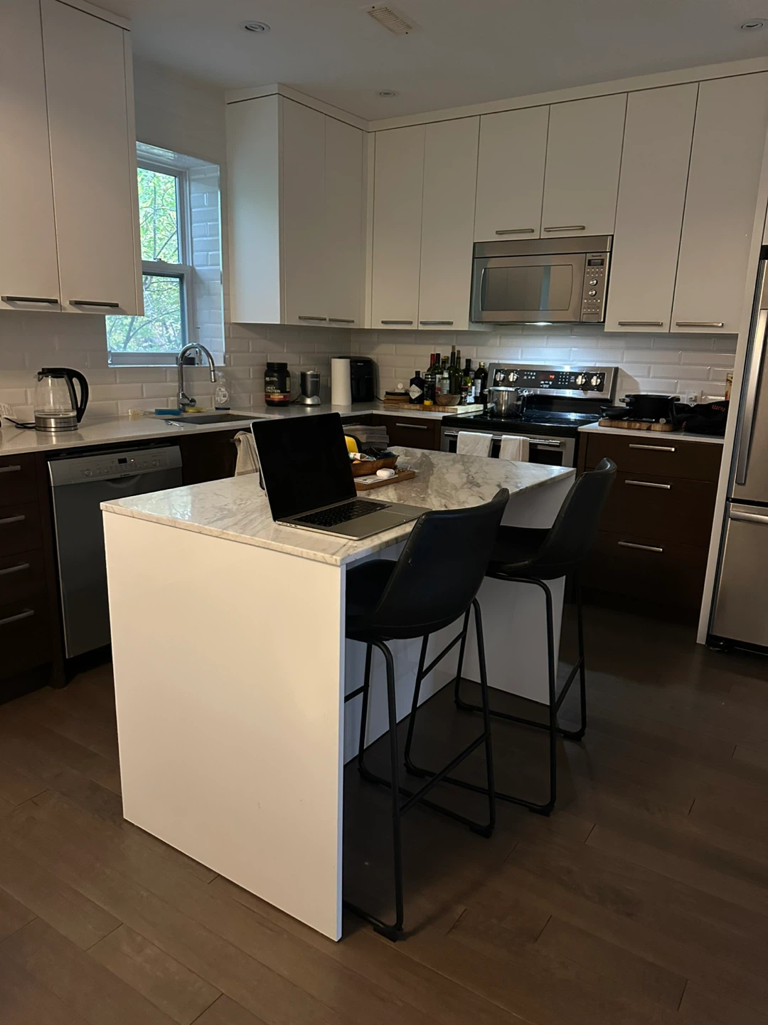 Fabulous real marble kitchen island
