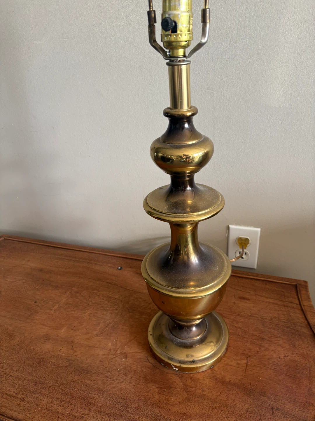 Vintage Brass Table Lamp