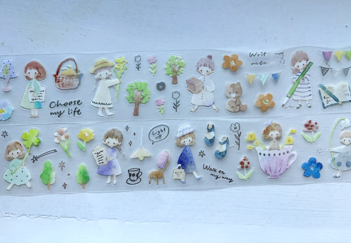 ~4ft Watercolor Molinta Stickers