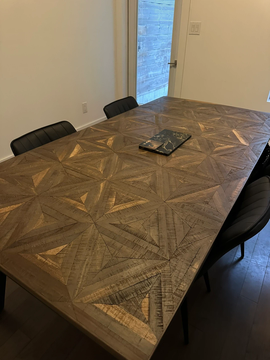 Dinning set: Wood Dining Table and 4 chairs - photo 2