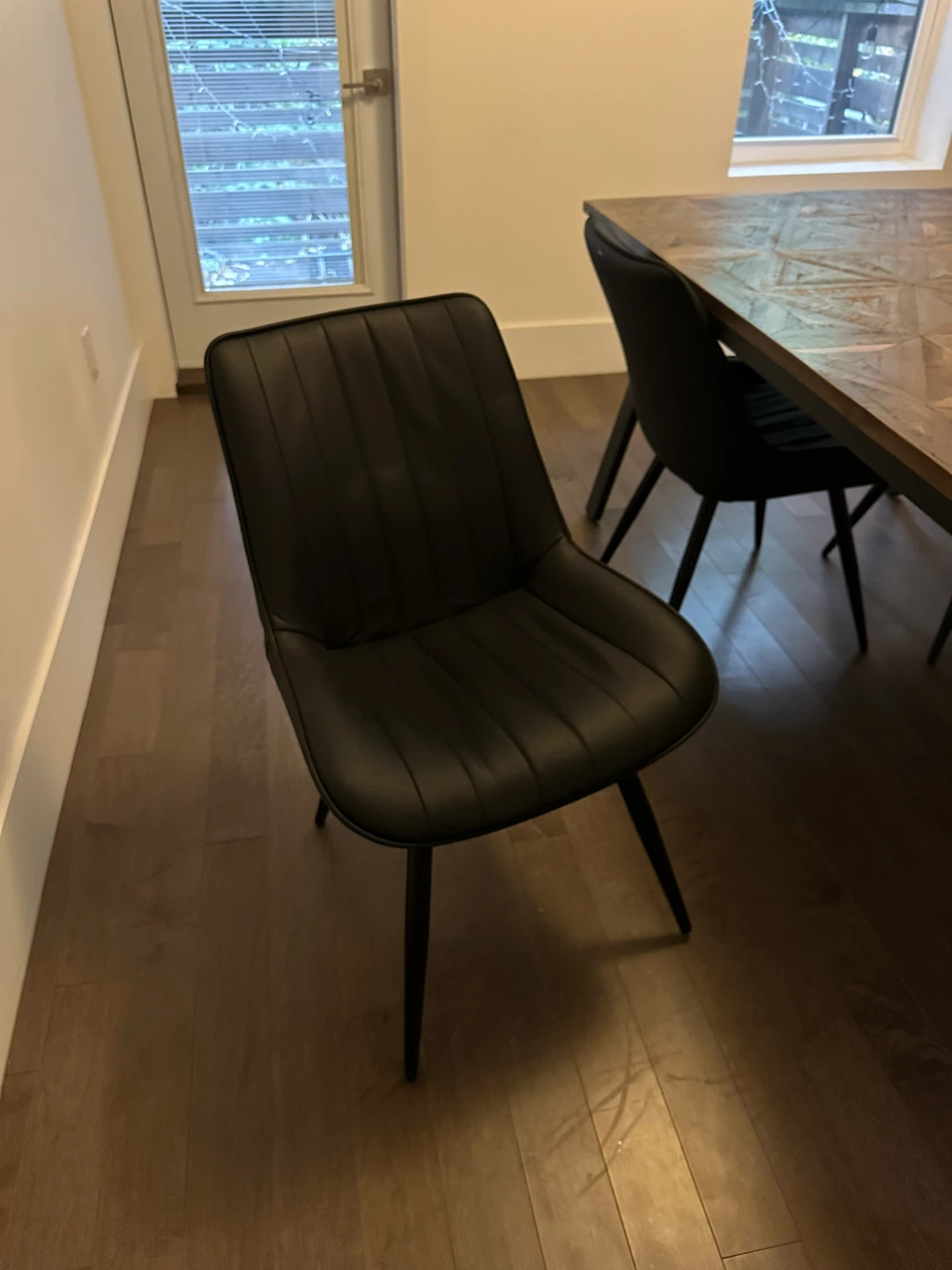 Dinning set: Wood Dining Table and 4 chairs - photo 5