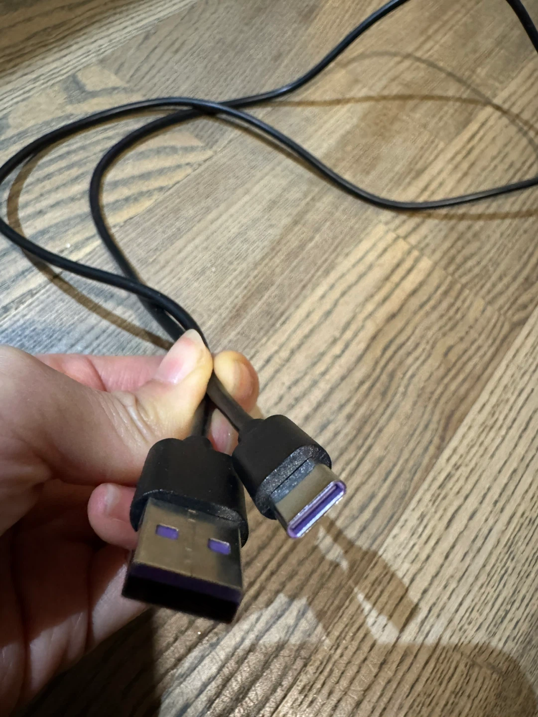 Black USB-A to Micro-USB Cable - photo 3