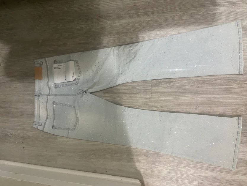 Purple Brand Rhinestone Denim Jeans Size 30 - photo 2