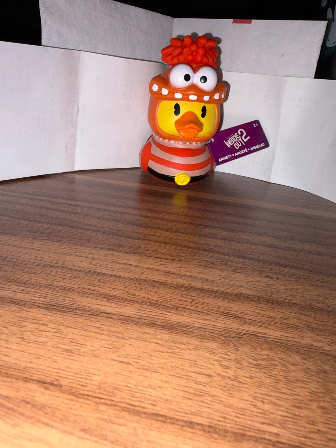 Disney Inside Out 2 Anxiety Rubber Duck