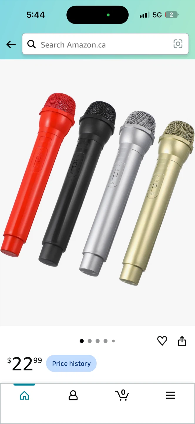 4 toy microphones - photo 2
