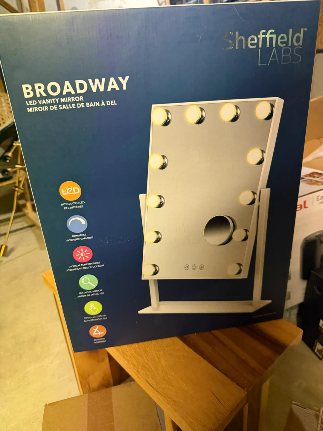 Sheffield Labs Broadway LED Vanity Mirror