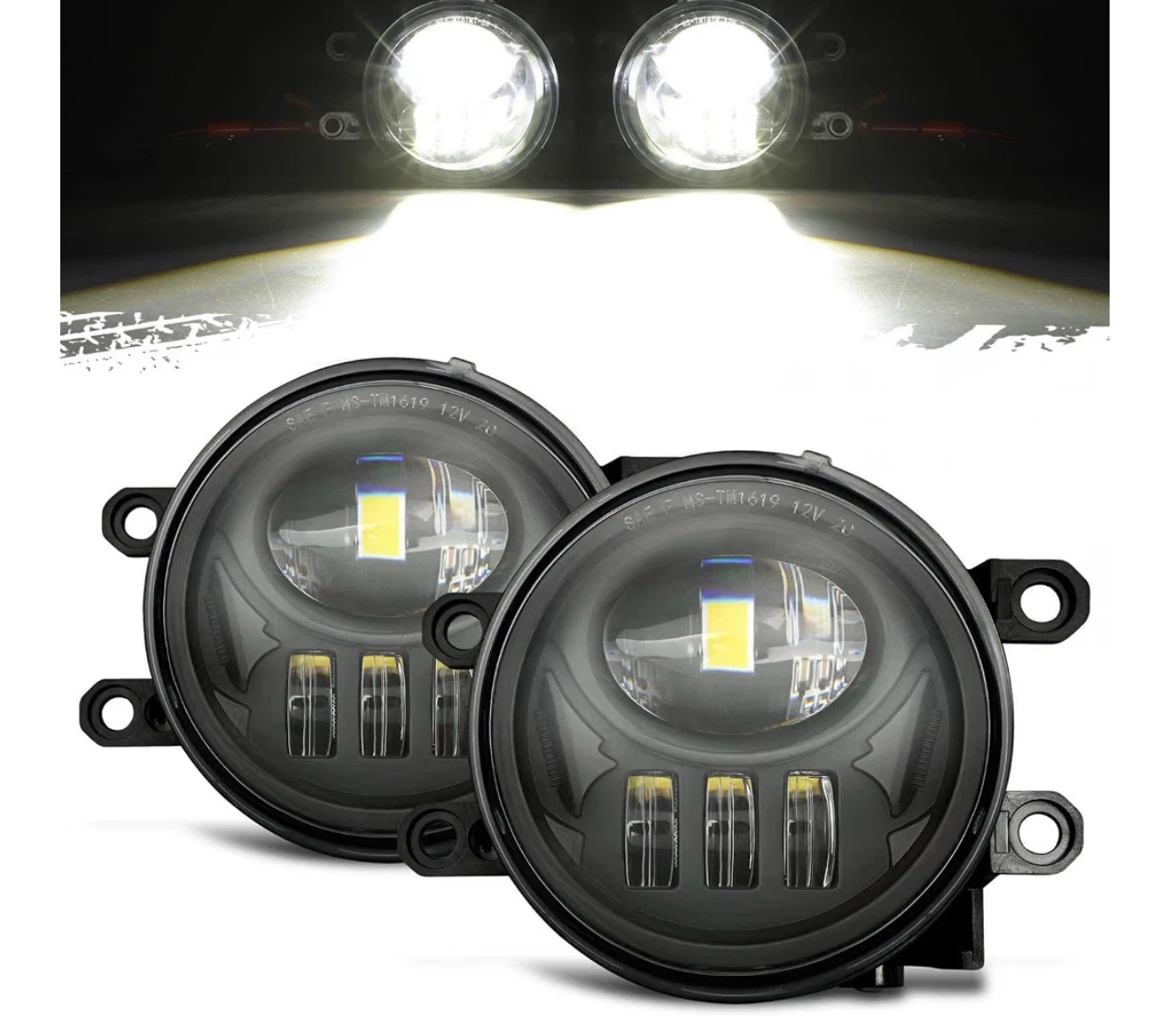 Set of 2 LED Fog Lights
