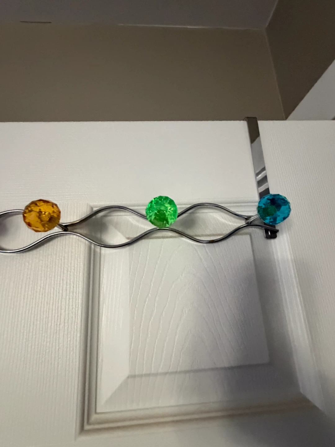 Over-the-Door Hook Rack with Decorative Knobs - photo 2