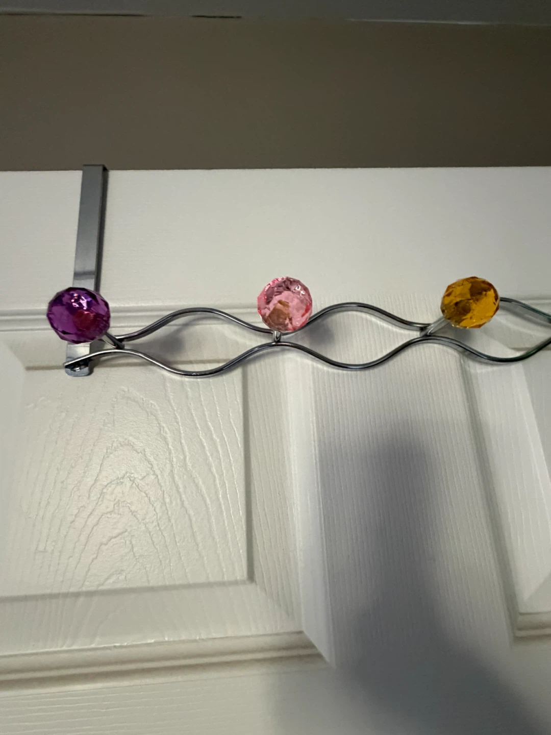 Over-the-Door Hook Rack with Decorative Knobs - photo 3