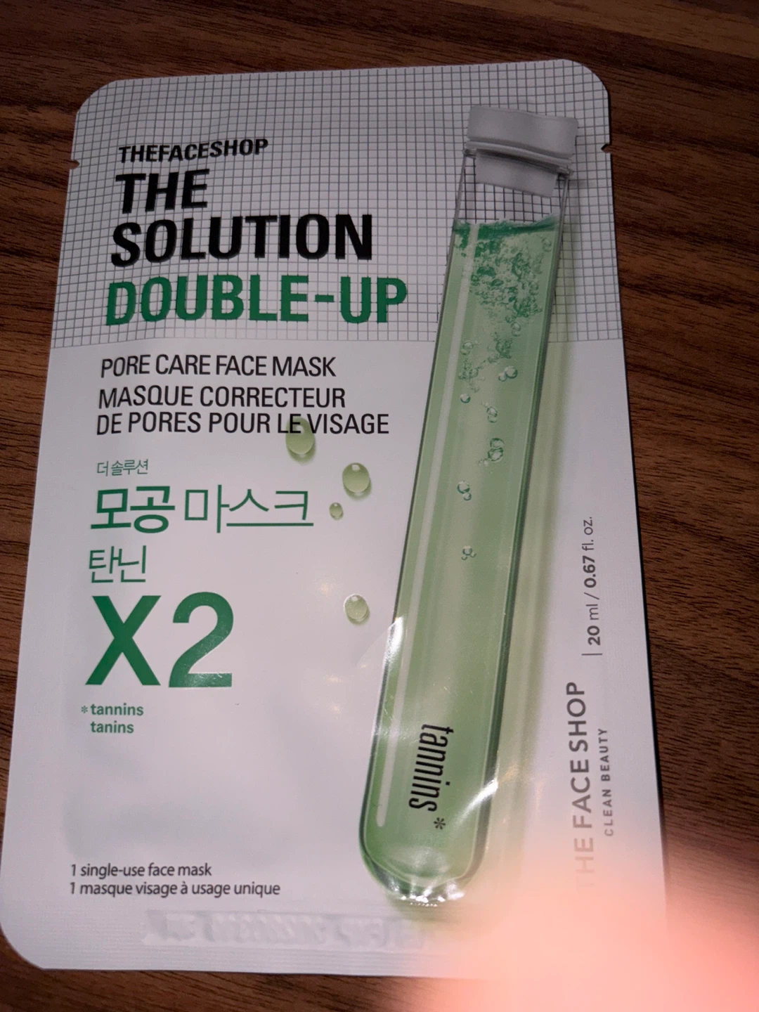 The Face Shop The Solution Double-Up Pore Care Face Mask