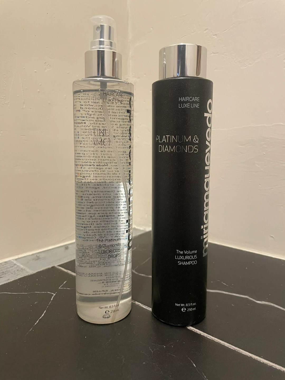 Miriam Quevedo Platinum & Diamonds Shampoo and Drops Set