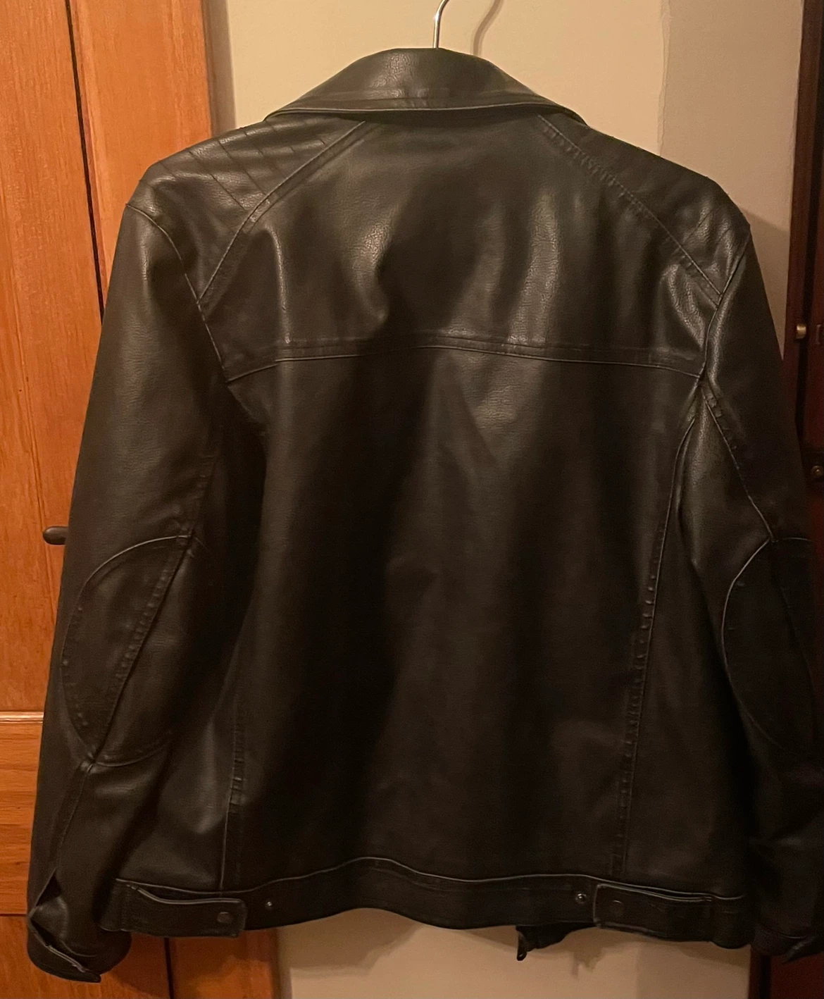 Calvin Klein Black Faux Leather Jacket - photo 2