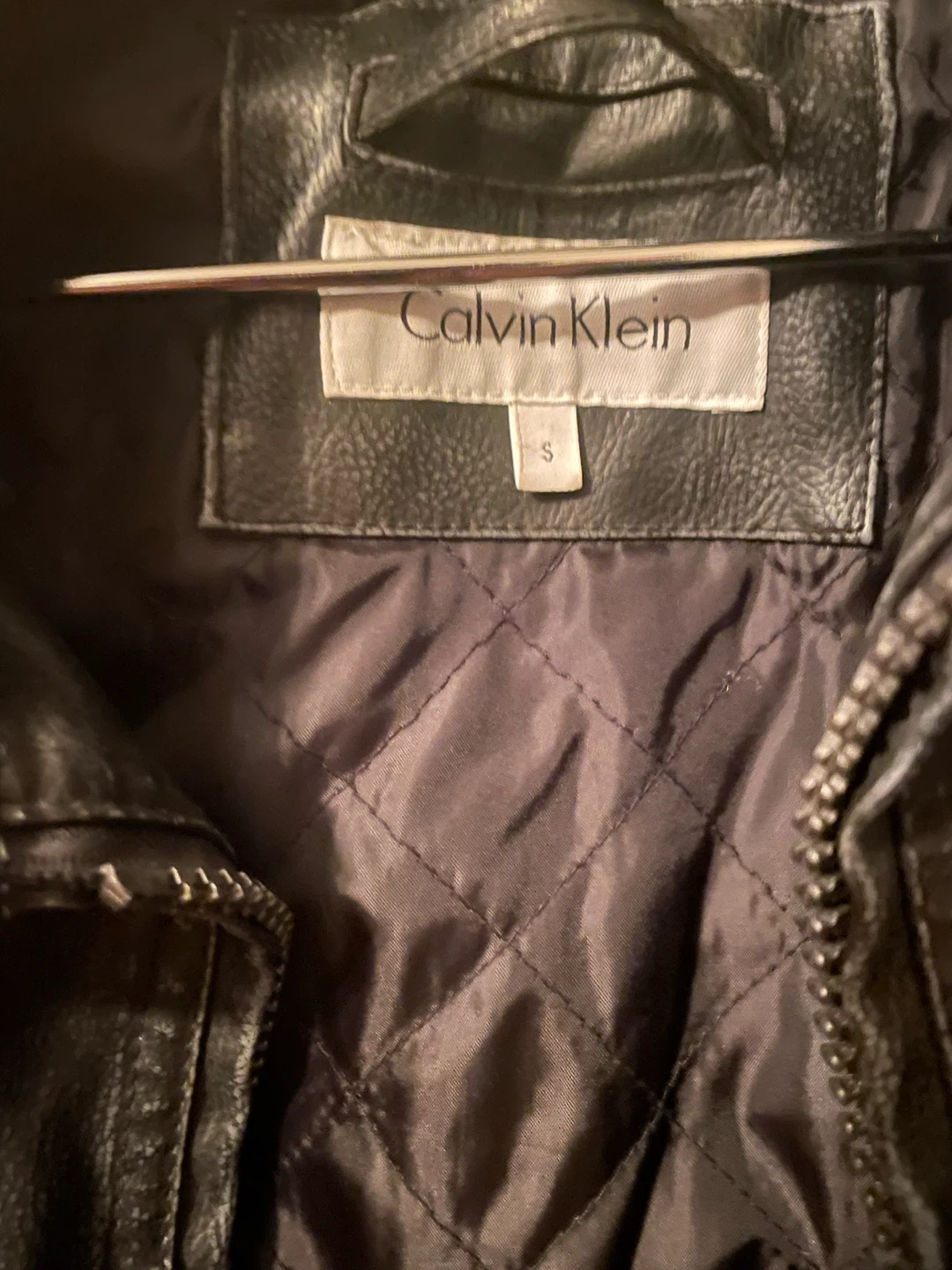 Calvin Klein Black Faux Leather Jacket - photo 3