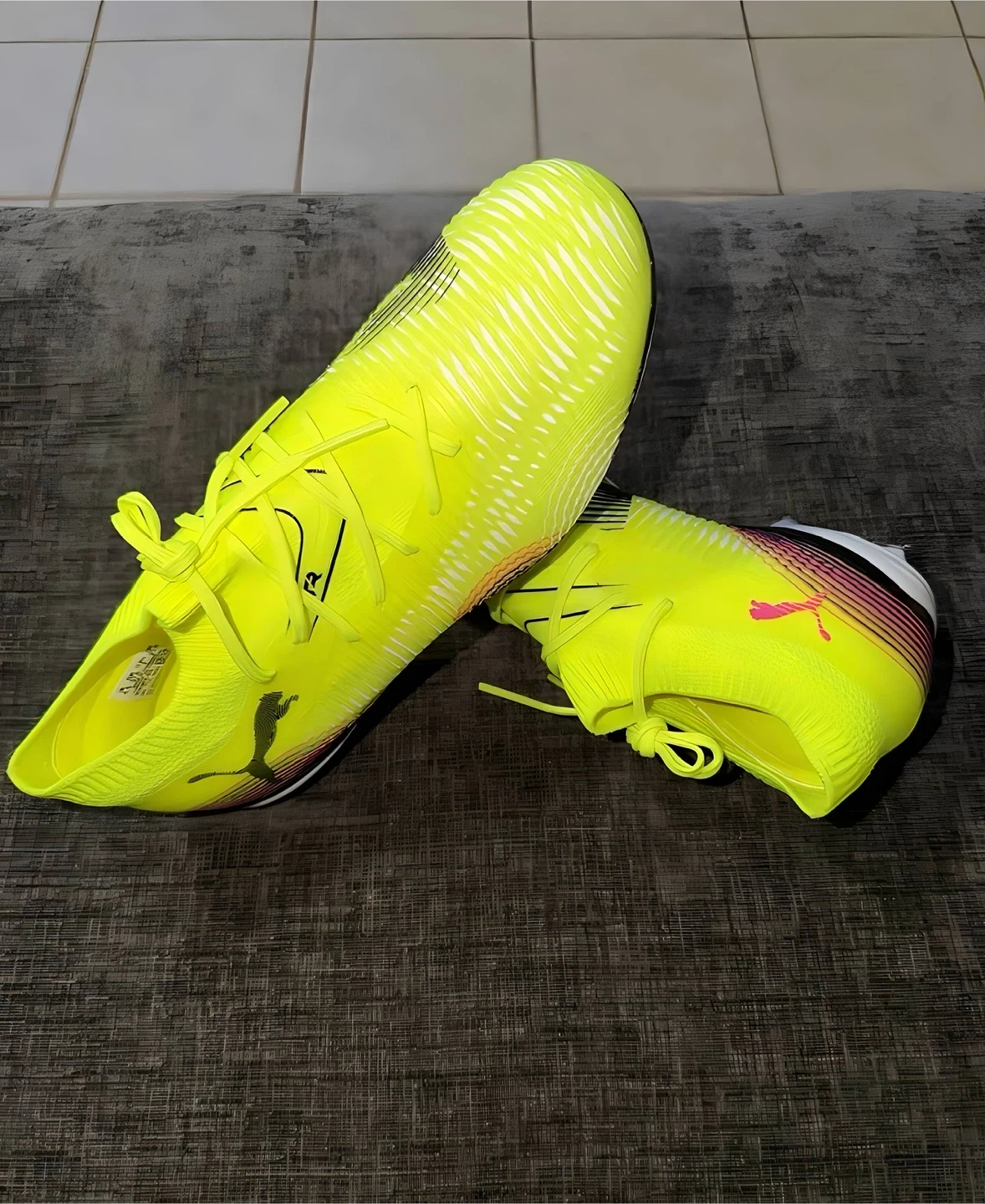 Puma Soccer Cleats Neon Yellow