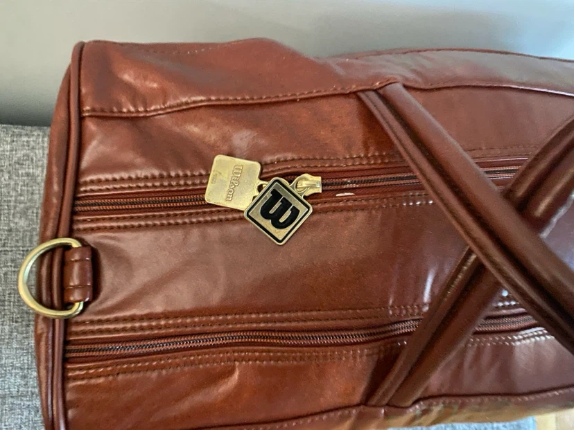 70s Vintage Wilson Brown Duffle Bag - photo 2