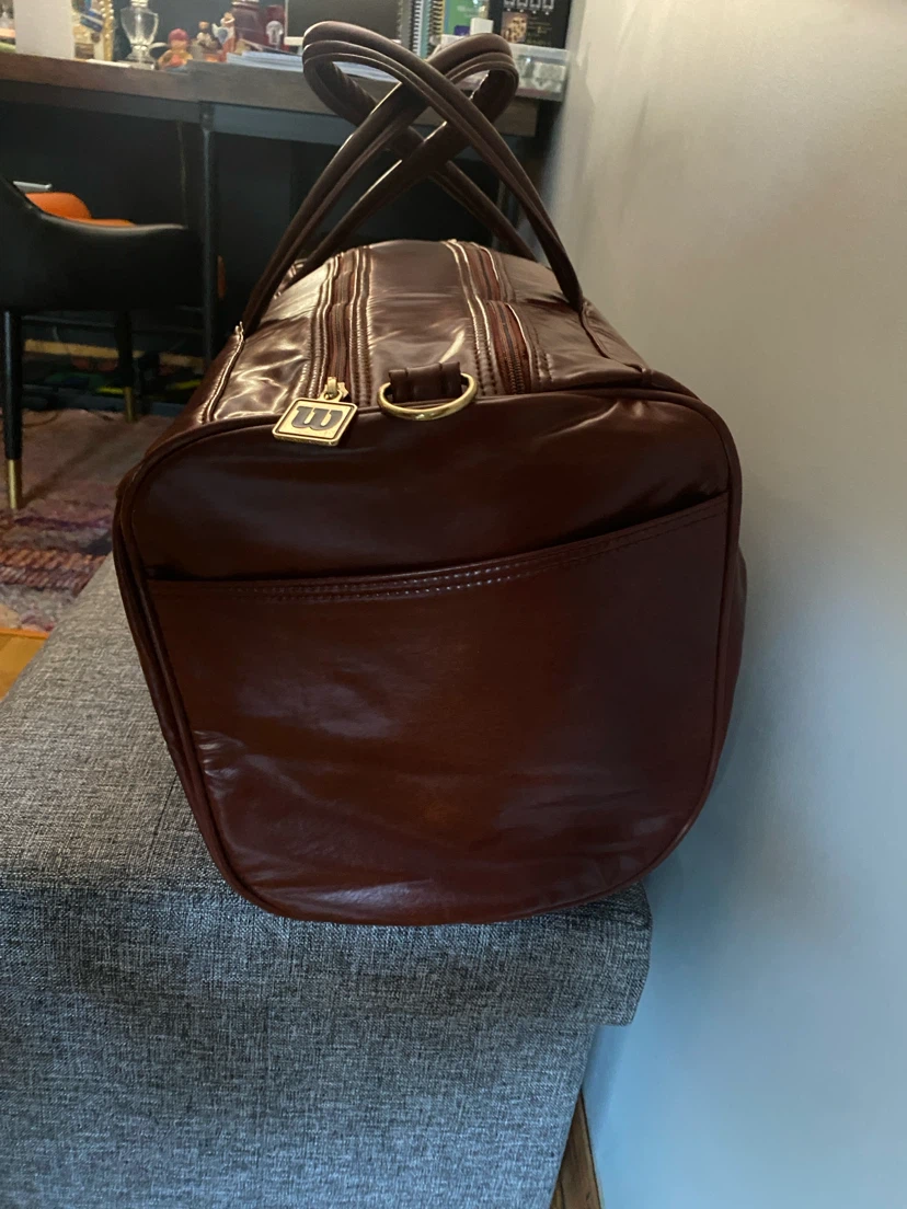 70s Vintage Wilson Brown Duffle Bag - photo 3