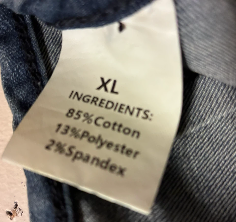 Acid Wash Cargo Denim Pants - photo 2