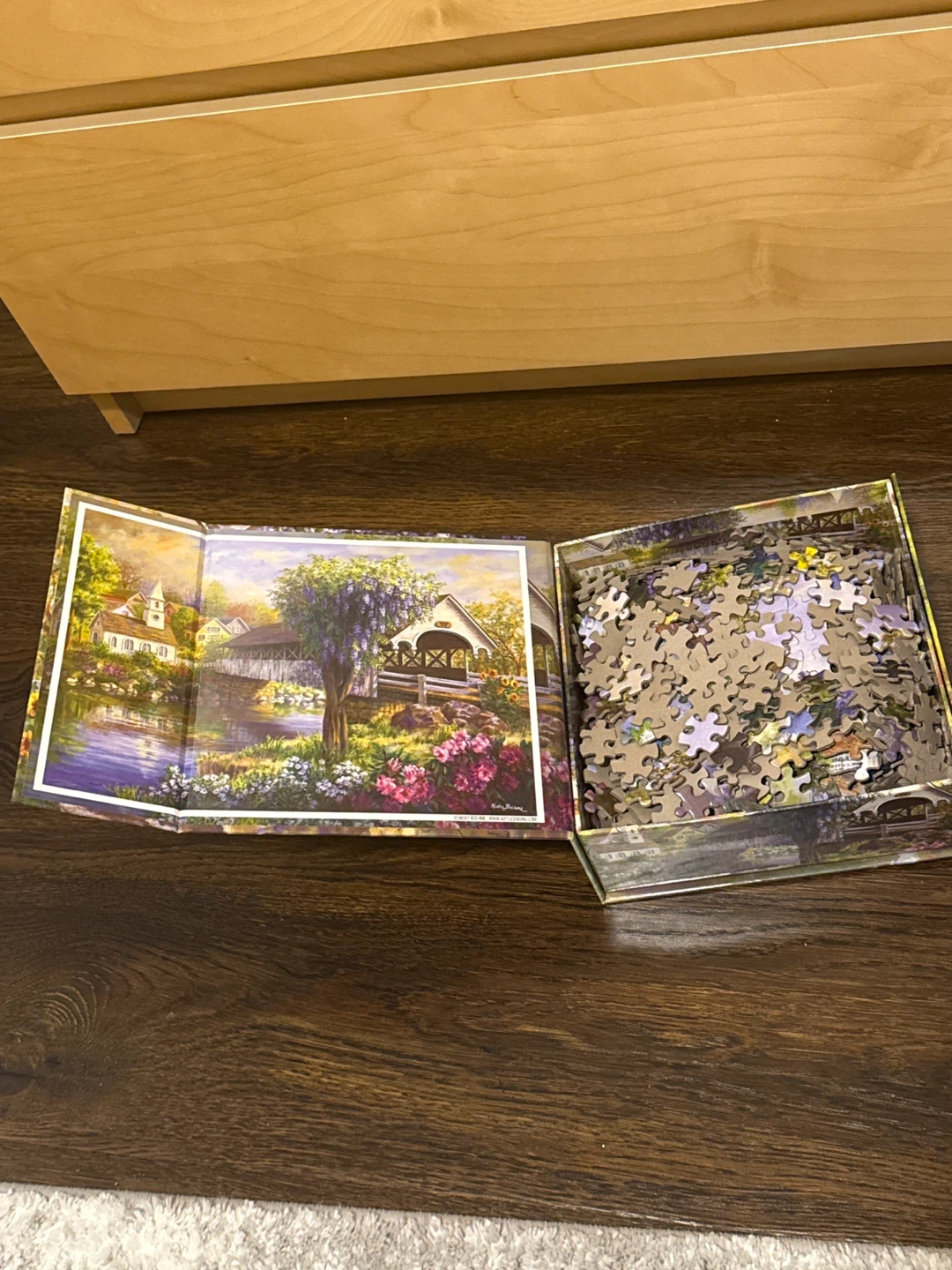 Nicky Boehme Covered Bridge Jigsaw Puzzle - photo 2