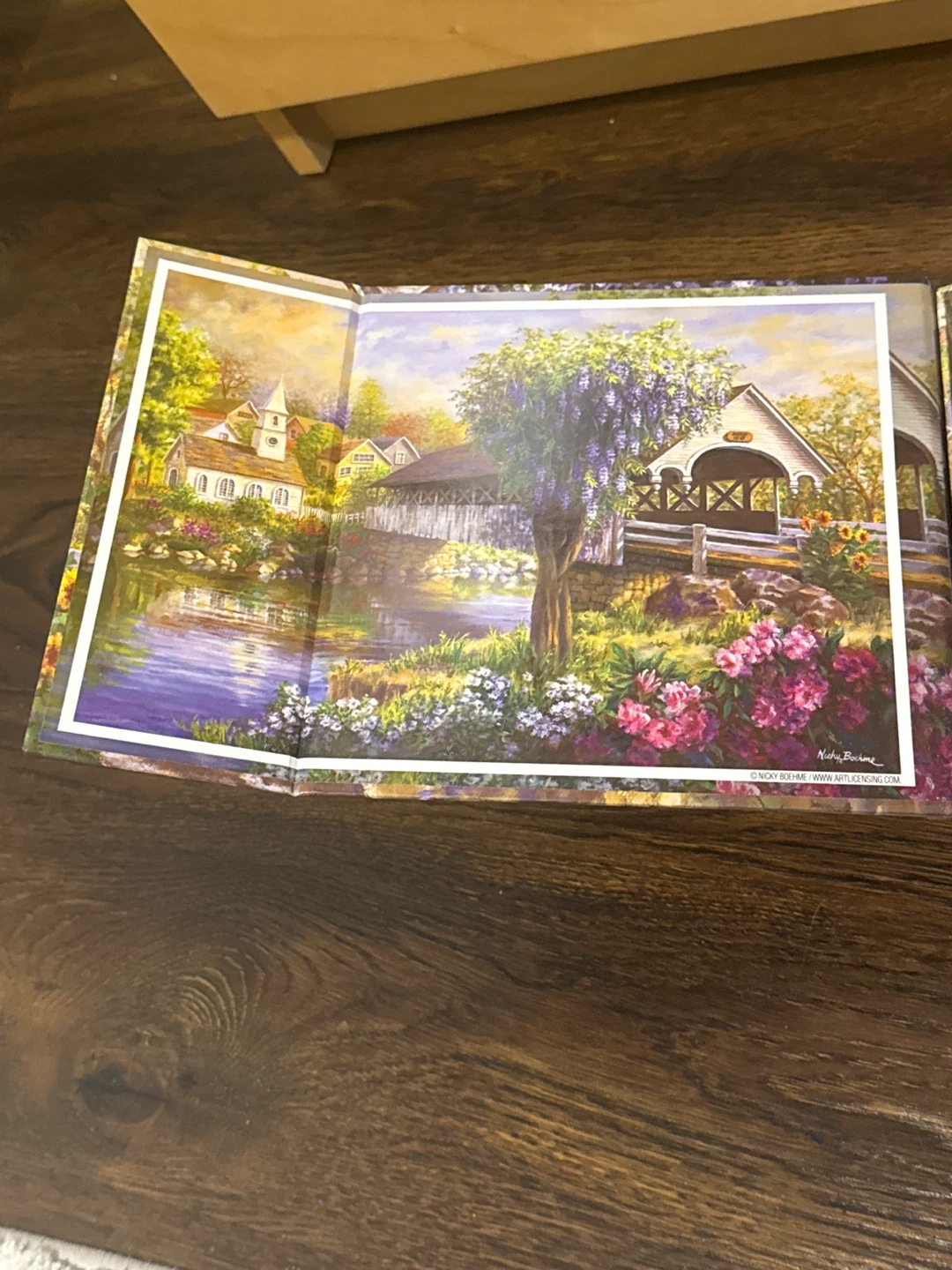 Nicky Boehme Covered Bridge Jigsaw Puzzle - photo 3