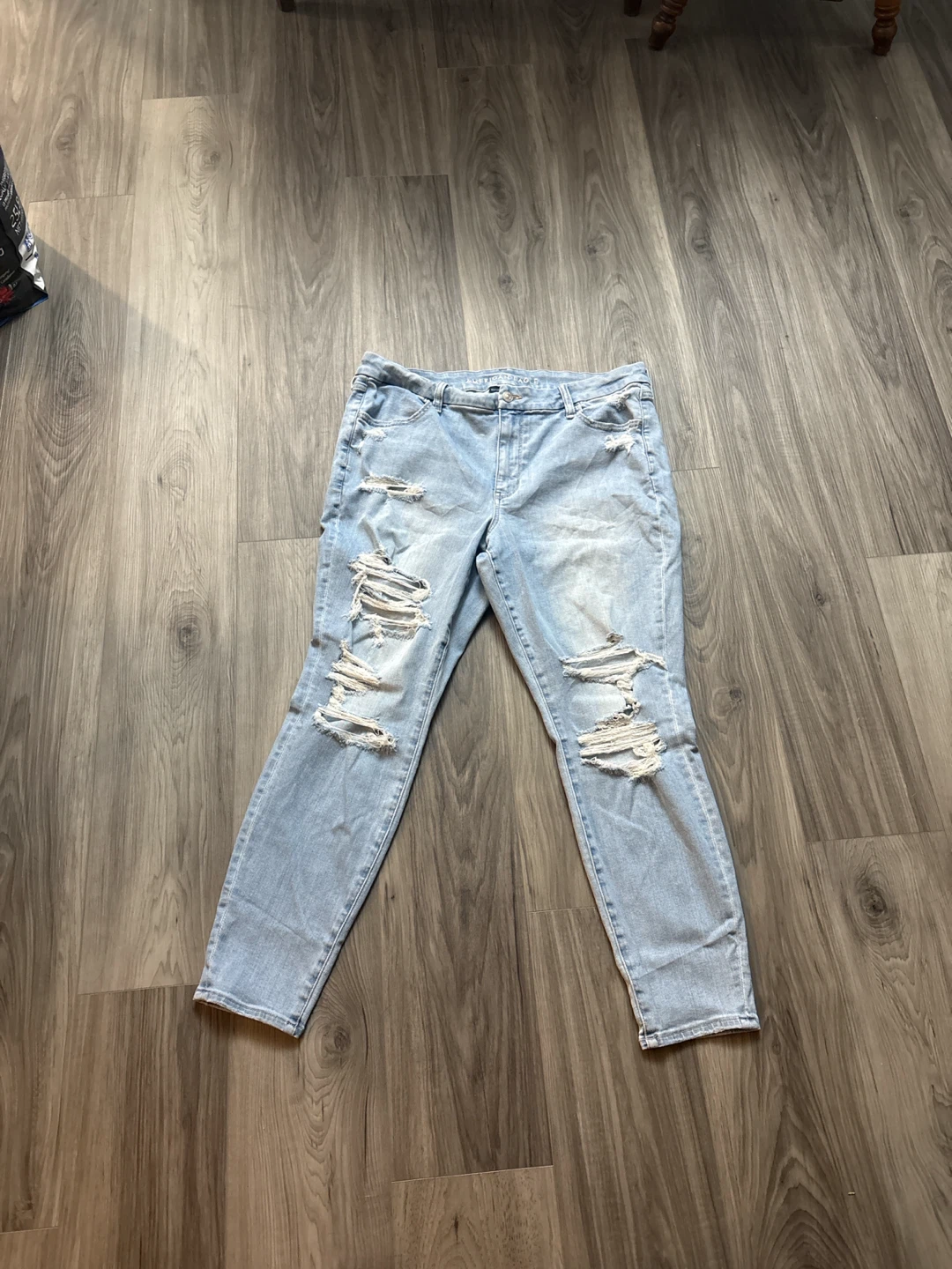 American Eagle Next Level Stretch Distressed Jeans