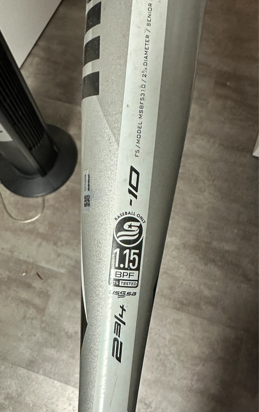 Marucci F5 Baseball Bat -10 31/21 - used, good condition - photo 3