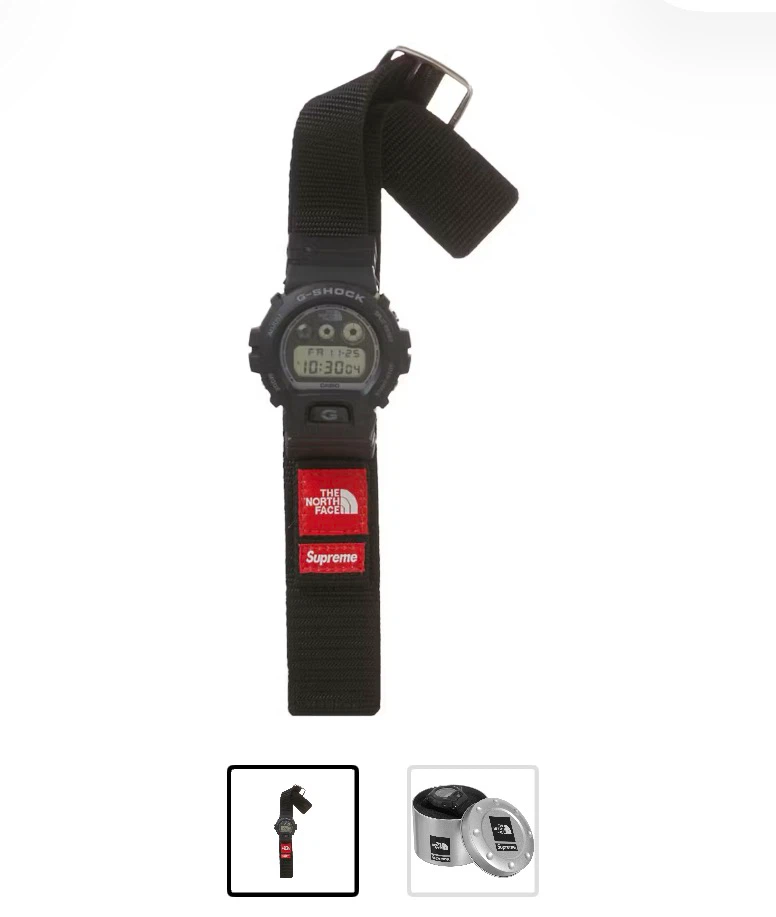 Supreme x The North Face Casio G-Shock Watch