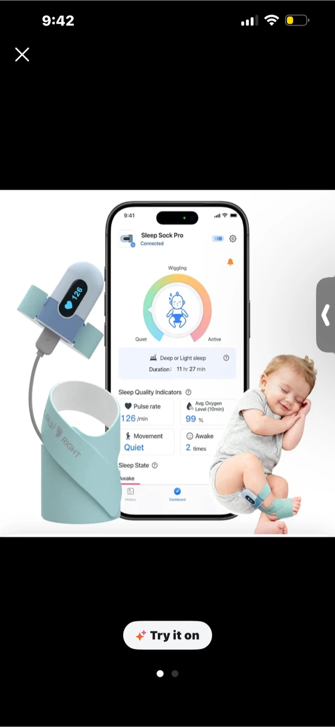 Sleep Sock Pro Baby Monitor