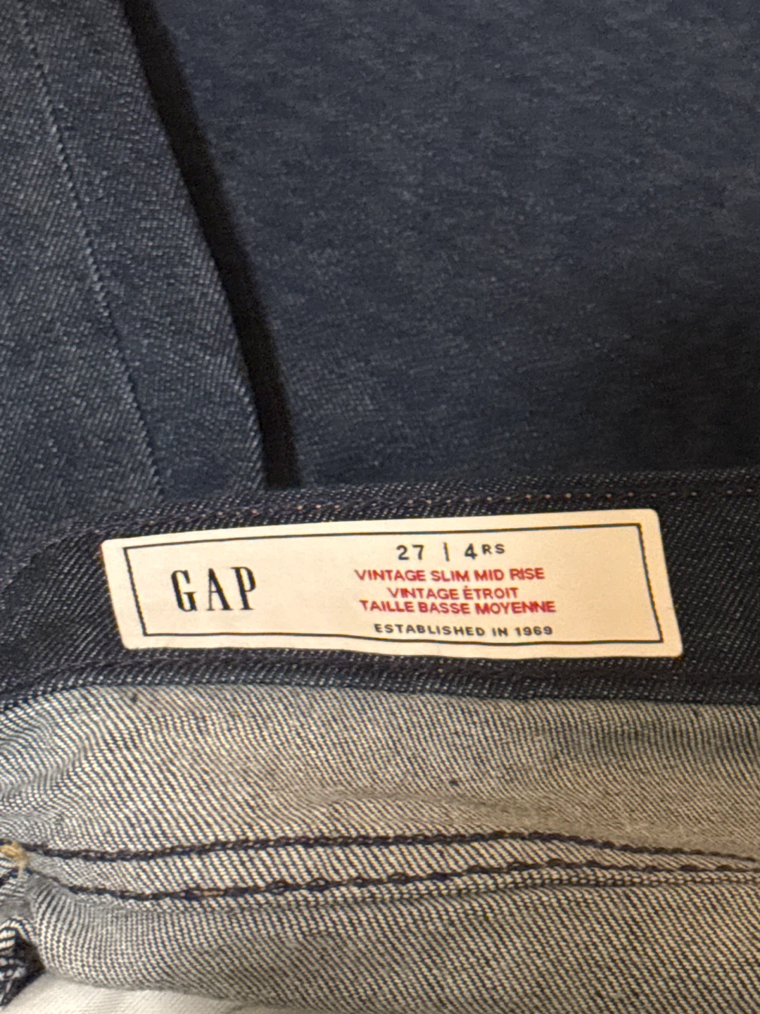 Gap Vintage Slim Mid Rise Jeans - photo 3