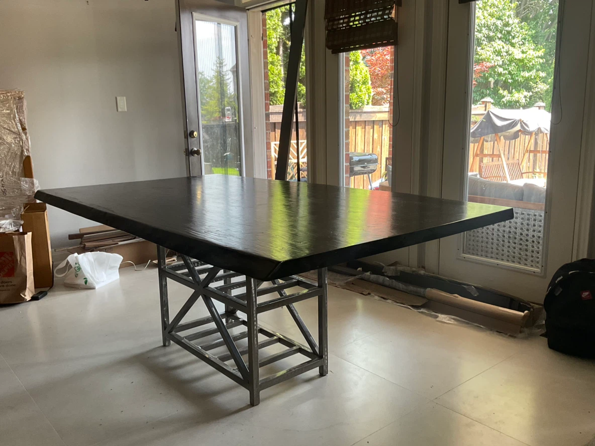 Nice solid wood dining table